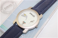 Karsten Solheim 80th Birthday Golf Ball Keychain w/PING US Champ Logo & PING Watch