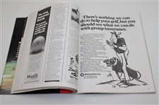 1973 US Open at Oakmont Official Program w/Guest Badge #641 - Johnny Miller Winner