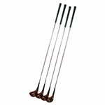 Four (4) Lobo Persimmon Woods w/Headcovers  Driver, 3-W, 4W & 5-W