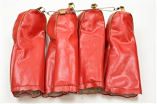 Four (4) Lobo Persimmon Woods w/Headcovers  Driver, 3-W, 4W & 5-W