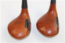 Brad Bryant's Personal Macgregor Tourney MT1W 3-Wood - No Grip & MT1W 4-Wood