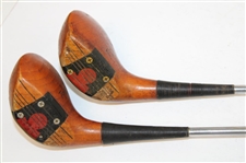 Brad Bryant's Personal Macgregor Tourney MT1W 3-Wood - No Grip & MT1W 4-Wood