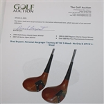 Brad Bryant's Personal Macgregor Tourney MT1W 3-Wood - No Grip & MT1W 4-Wood