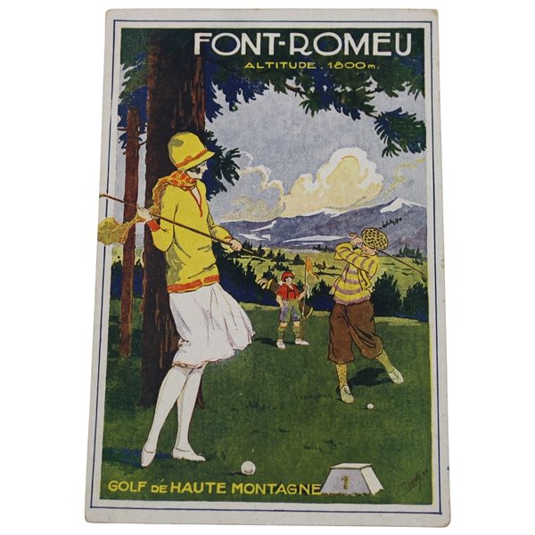 Vintage Font-Romeu Travel & Advertising Postcard