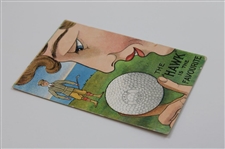Vintage Springvale Hawk Bramble Ball Travel & Advertising Postcard
