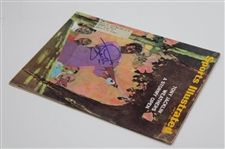 Tony Jacklin Signed Sports Illustrated w/Five (5) Logo Golf Balls & 1970 US Open Ticket JSA ALOA