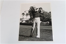 President Jerry Ford Signed Cut w/Three (3) Photos & (7) Various Presidential Logo Golf Balls JSA ALOA