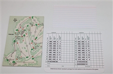Billy Casper Article, Unused Augusta National Scorecard, 1970 Masters Spectator Guide,(2) Billy Casper Headcovers, Billy Casper Signed Cut & (4) Sleeves Of Billy Casper Signature Golf Balls JSA ALOA