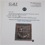 Marquetry Portrait of Bernhard Langer Framed Print by Tony Jacklin - WGHoF Collection