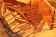 Marquetry Portrait of Bernhard Langer by Tony Jacklin - WGHoF Collection