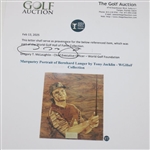 Marquetry Portrait of Bernhard Langer by Tony Jacklin - WGHoF Collection