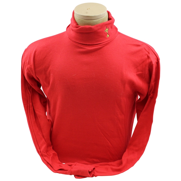 Paul Azingers The Ryder Cup Team USA Red Antigua Long Sleeve Turtleneck Wifes Shirt - Small