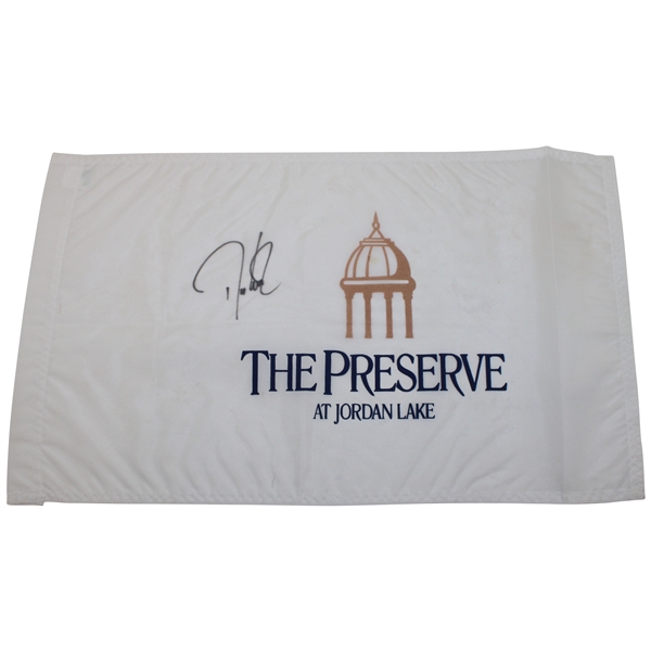 Davis Love III Signed Preserve at Jordan Lake Flag JSA ALOA