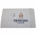 Davis Love III Signed Preserve at Jordan Lake Flag JSA ALOA