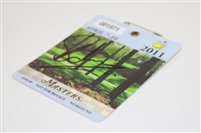 Charl Schwartzel Signed 2011 Masters Tournament SERIES Badge #Q01571 JSA #CB69928
