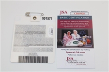 Charl Schwartzel Signed 2011 Masters Tournament SERIES Badge #Q01571 JSA #CB69928