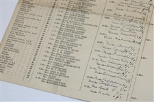 Maureen Orcutt's 1936 Ladies Golf Amateur Championship at Southport & Ainsdale Order of Play Booklet