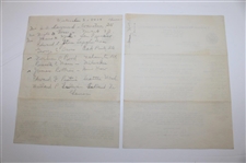 1936 USGA Curtis Cup Expenses & Amateur Status Letters to Maureen Orcutt - April 6th & 8th