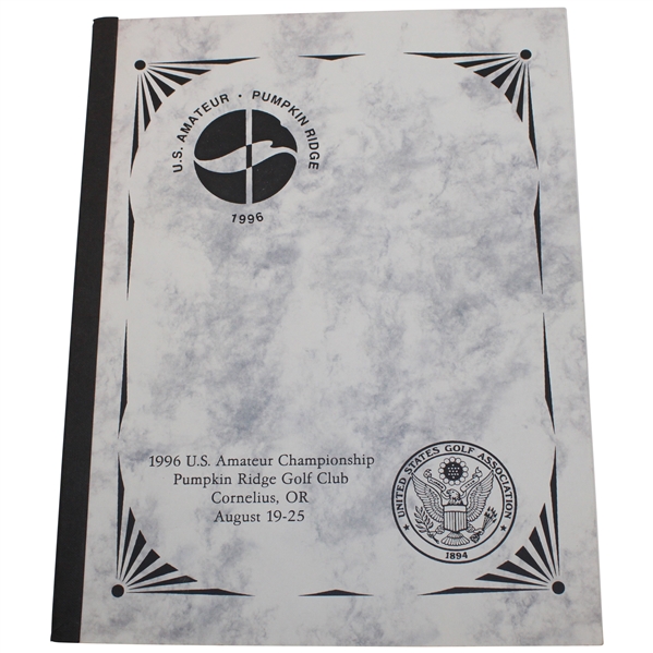 1996 U. S. Amateur at Pumpkin Ridge Media Information Book