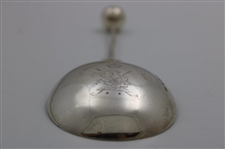 1924 Royal St Georges Golf Club Large Sterling Silver Presentation Award Spoon