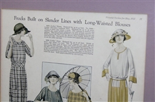 1922 Pictorial Review Frock Golf Themed Advertisement -Framed