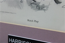 1905 'Match Play' Charles Scribner's Sons, N.Y. Print by Harrison Fisher - Framed