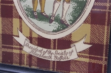 President of The Society of Blackheath Golfers Knitted Presentation Piece - Framed