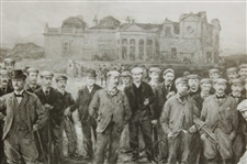 Open Golf Championship St. Andrews 1895 Print by Michael Browne w/Picture Key - Framed