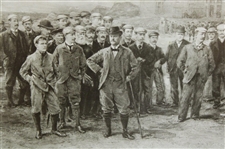 Open Golf Championship St. Andrews 1895 Print by Michael Browne w/Picture Key - Framed