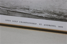Open Golf Championship St. Andrews 1895 Print by Michael Browne w/Picture Key - Framed