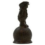 Dunlop Man Brass Golfer Bell - Made in England
