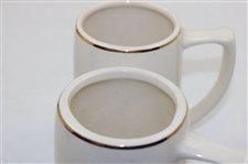Two (2) 1974 Member-Guest Tournament '1922' New Albany Country Club NACC Ceramic Beer Mugs
