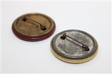 1939 & 1941 P.G.A. Metropolitan Section Championship Badges - Gene Sarazen & Al Brosch Wins