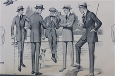 1919 Fifth Avenue Fashions Spring & Summer International Tailor Golf Clothing Advertisement - Framed