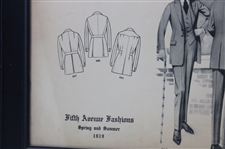 1919 Fifth Avenue Fashions Spring & Summer International Tailor Golf Clothing Advertisement - Framed