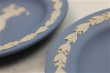 Two (2) Wedgwood 1950's Era Golfer in Relief Plates/Bowls with Raised Edge