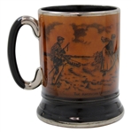 Arthur Wood Sports Series 'The English Wife/The American Husband' Porcelain Mug by Royal Bradwell