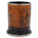 Arthur Wood Sports Series 'The English Wife/The American Husband' Porcelain Mug by Royal Bradwell