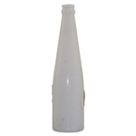 c.1930 Country Club Orange Dry Soda in White Milk Glass Bottle
