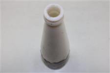 c.1930 Country Club Orange Dry Soda in White Milk Glass Bottle