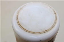 c.1930 Country Club Orange Dry Soda in White Milk Glass Bottle