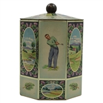 MacGregor Golf Themed Octagonal Tin Container with Lid - Employee Gift