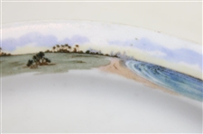 Vintage Oval Ceramic Serving Dish Manufactured by The Lamberton Scammell Co. 