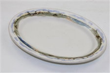 Vintage Oval Ceramic Serving Dish Manufactured by The Lamberton Scammell Co. 