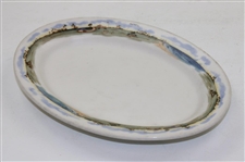 Vintage Oval Ceramic Serving Dish Manufactured by The Lamberton Scammell Co. 