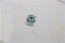 Vintage Oval Ceramic Serving Dish Manufactured by The Lamberton Scammell Co. 