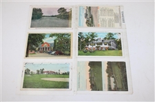 Eighty One (81) Various Early 1900's Laminated Golf Themed Post Cards
