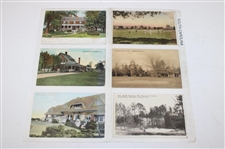 Eighty One (81) Various Early 1900's Laminated Golf Themed Post Cards