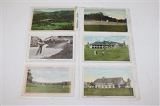 Eighty One (81) Various Early 1900's Laminated Golf Themed Post Cards