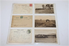 Eighty One (81) Various Early 1900's Laminated Golf Themed Post Cards